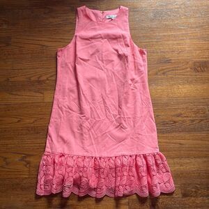 Trina Turk Ruffle Hem Berry Dress NWT
